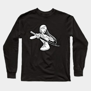 Samurai girl Long Sleeve T-Shirt